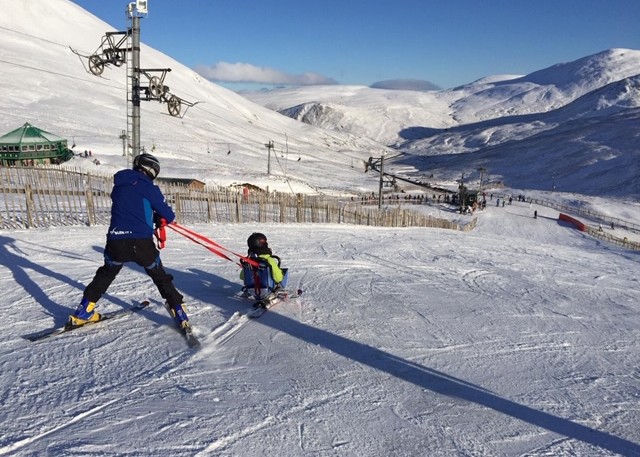 Disability Snowsport Scotland at Glenshee